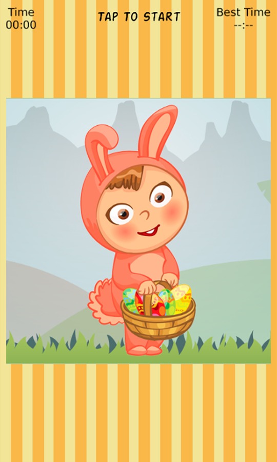 Easter Bunny Sliding Puzzle截图5