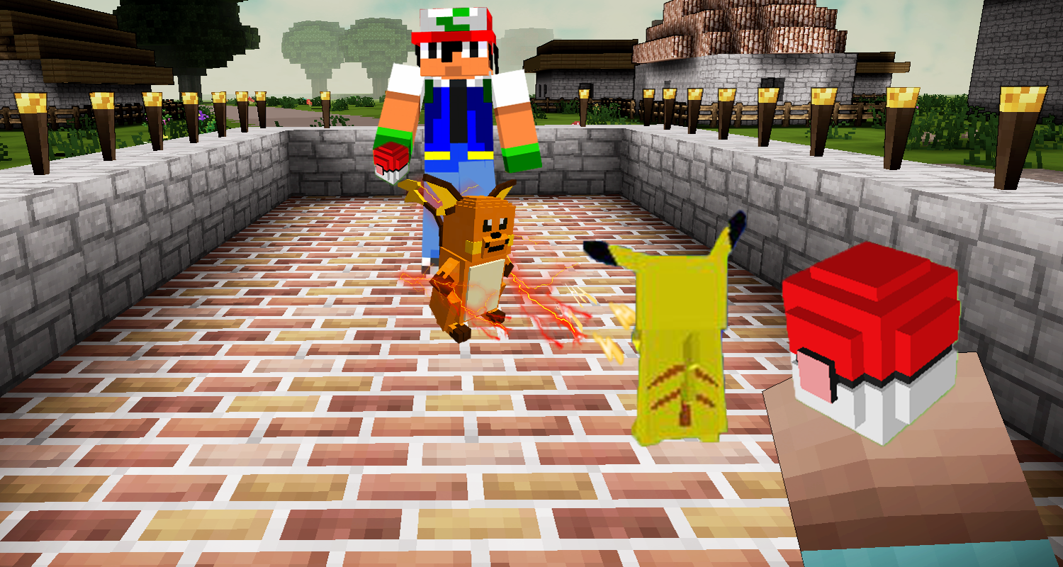 Cube pixel Pixelmon village: Craft & build now II截图3