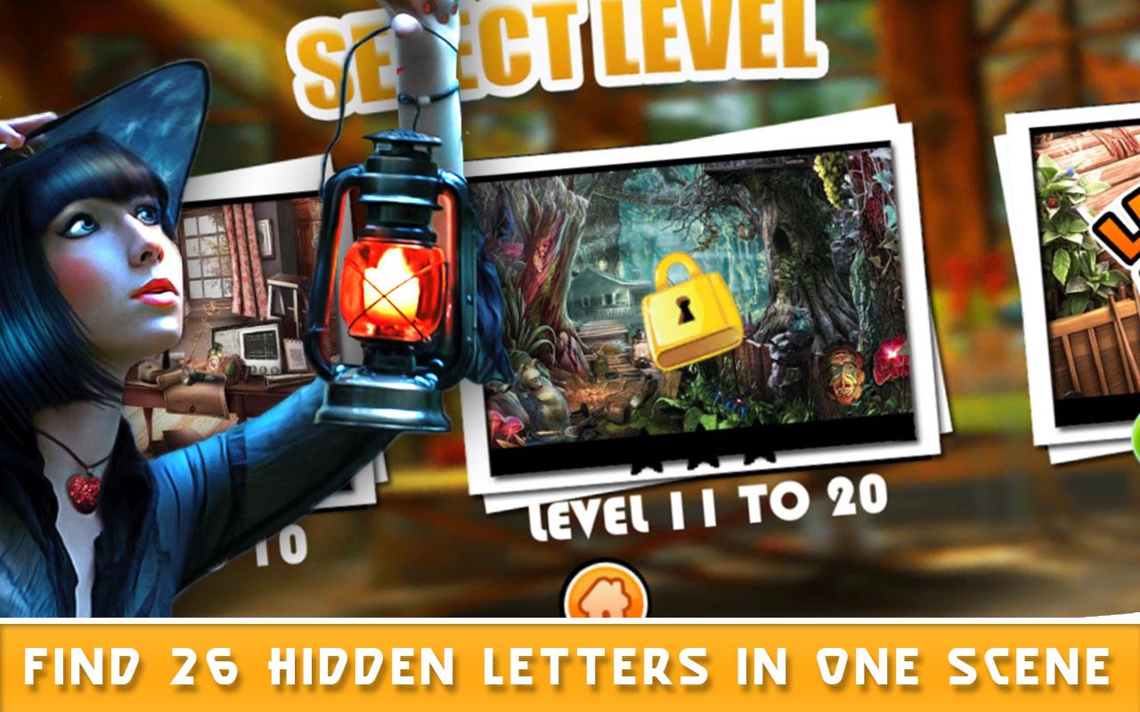 Hidden Letters 100 Levels : Find Alphabet #4截图4