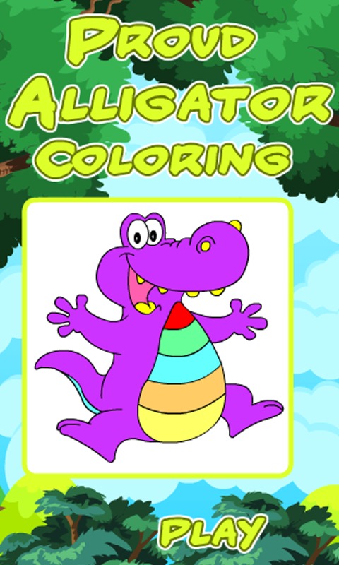 Coloring Proud Alligator截图1