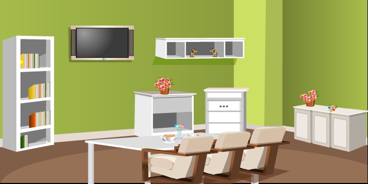 Green Living Room Escape截图3