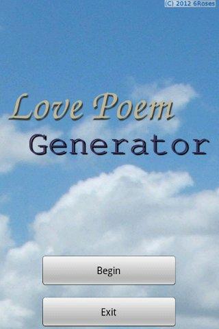 Love Poem Generator (Free)截图1