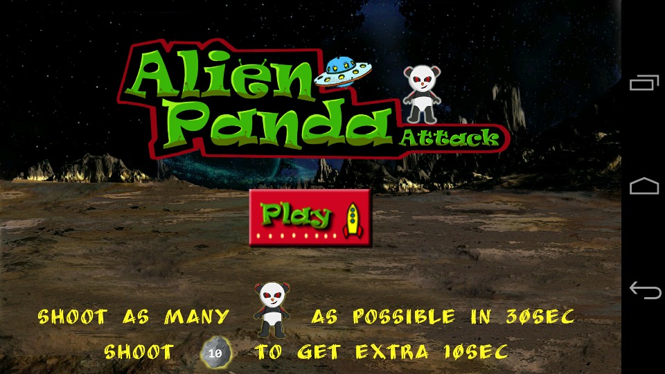 Alien Panda Attack截图1