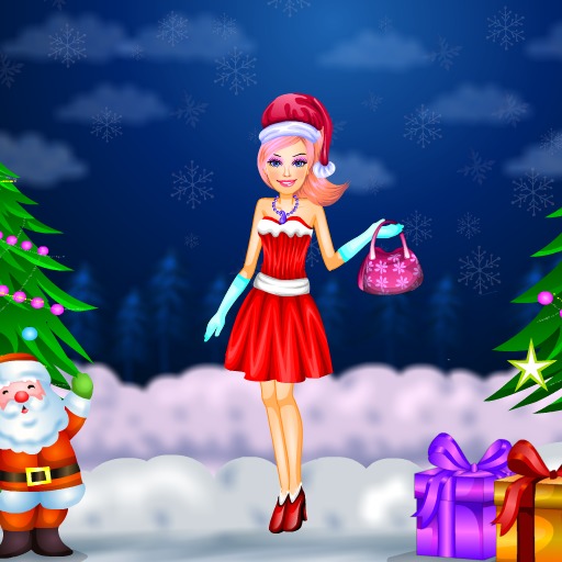 christmas barbie dressup截图2