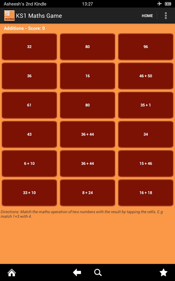 Key Stage 1(KS1) Maths Game截图2