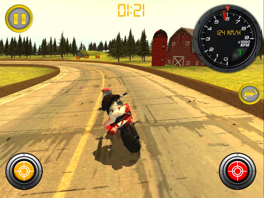 Action Bike Rider Volcano截图3