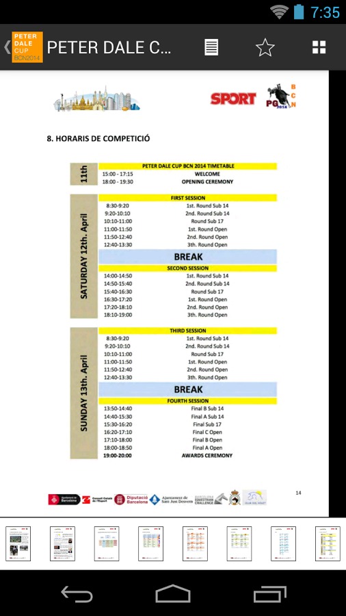 PETER DALE CUP BCN ‘14截图3