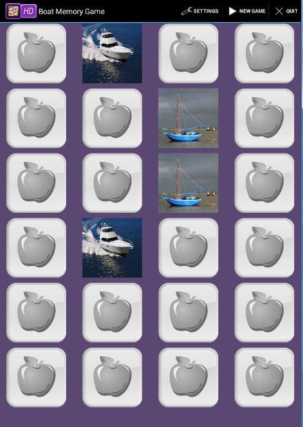 Boat Memory Game截图2