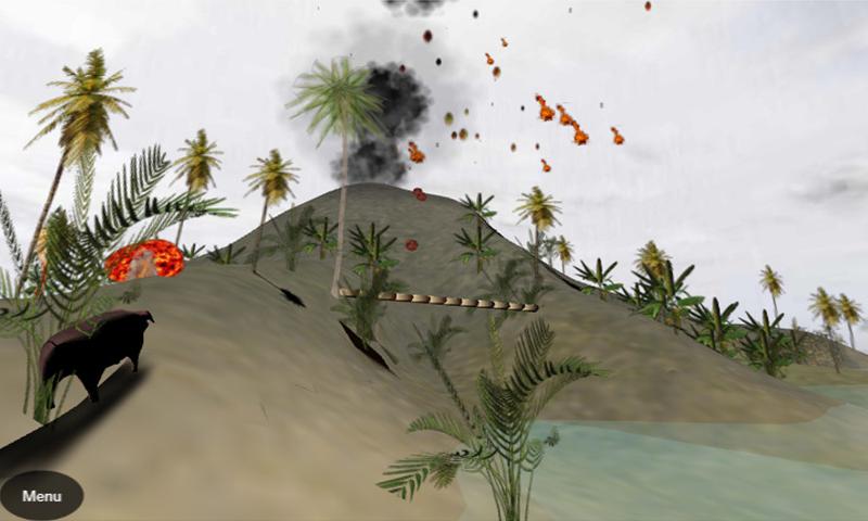 Hog's Volcano Rescue 3D HD截图2