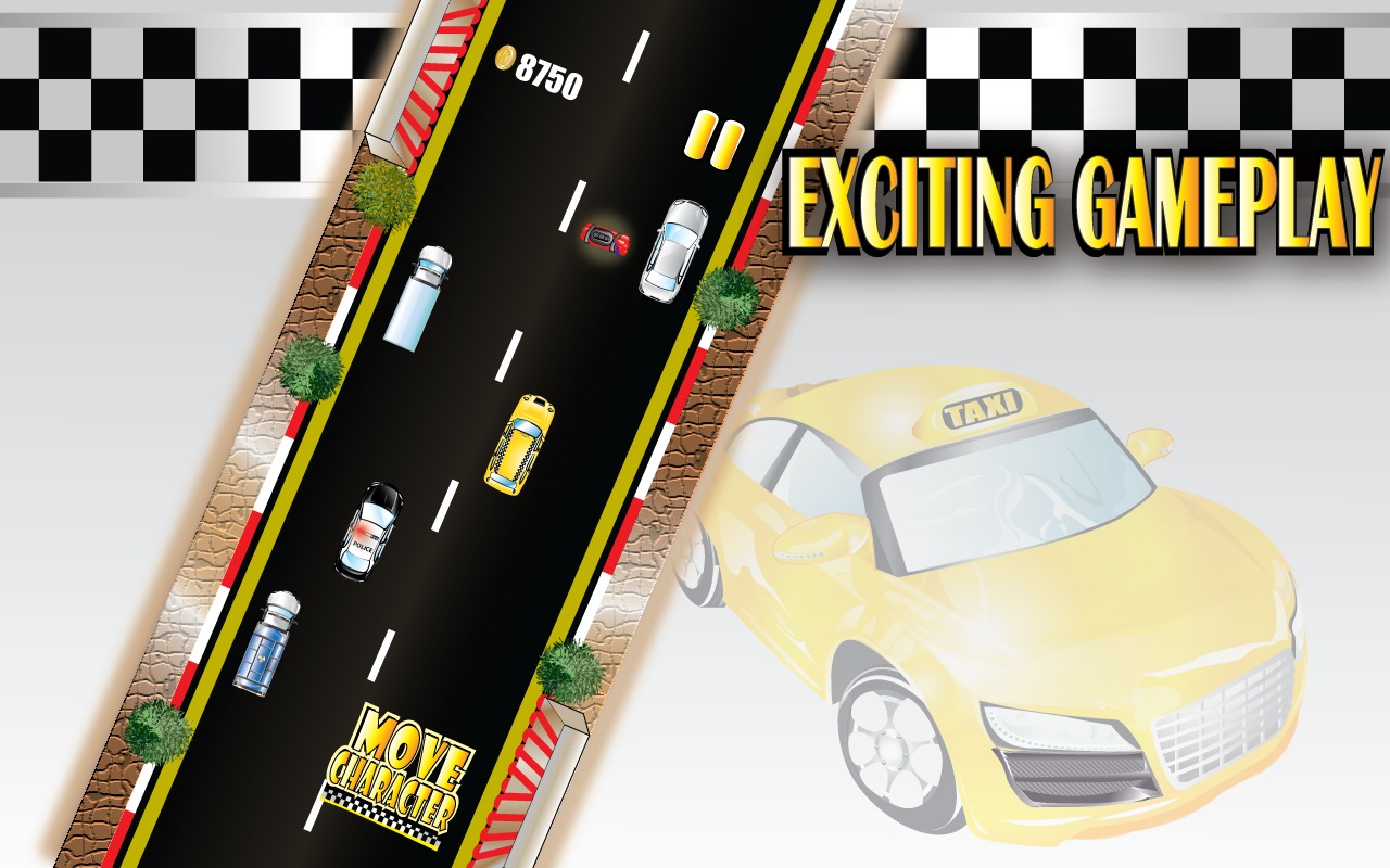 Rascal Taxi Gone Crazy Racing截图2