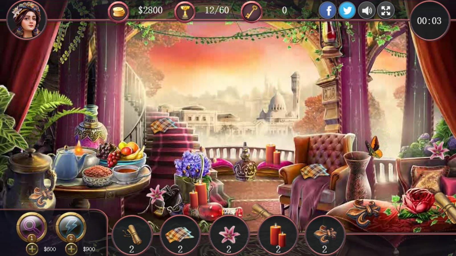 Hidden Empire - Aladdin's Lamp with Flowers截图2