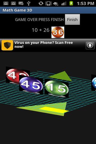 Math Game - 3D Action Game截图2