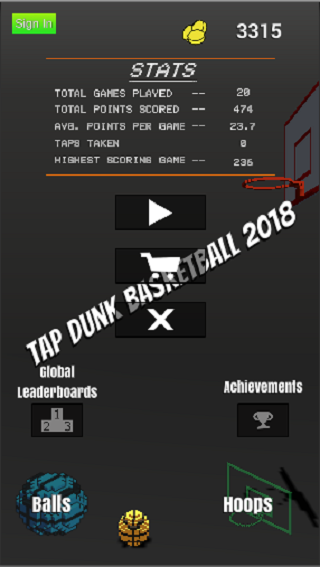 Tap Dunk Basketball 3D 2018截图4