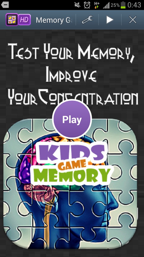 Improve Your Memory Game截图1