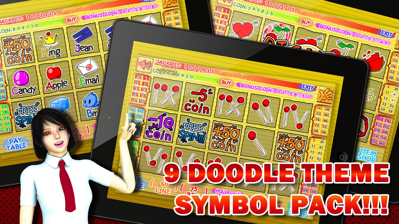 Doodle Slots Champ Pro截图4