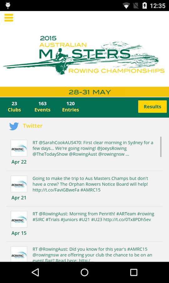 Australian Masters Rowing截图1