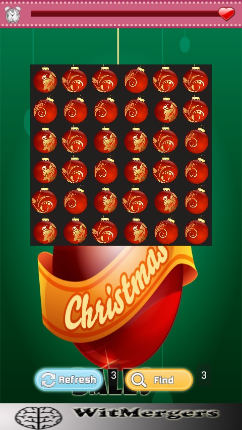 Christmas Balls Match-up Game截图3