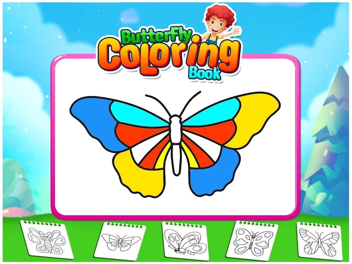 Butterfly Coloring Book - Coloring Book For Kids截图2