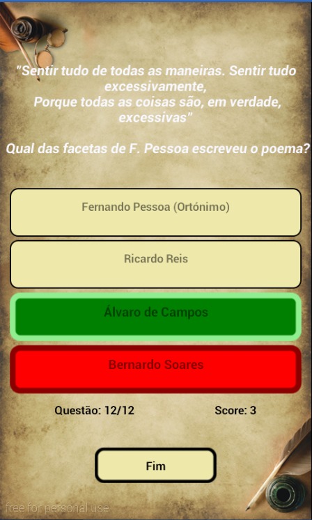 Pessoa Quiz截图3