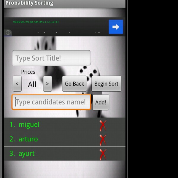 Probability Sorting, Raffle截图2