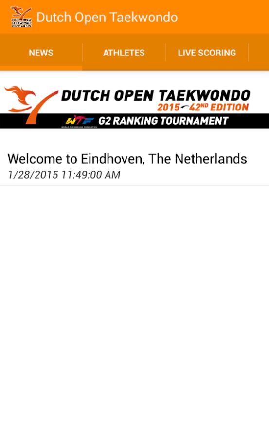 Dutch Open Taekwondo截图3