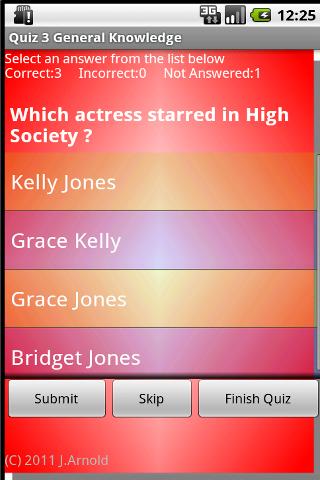 Quiz 3 General Knowledge截图1