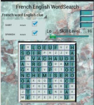 French English WordSearch截图4