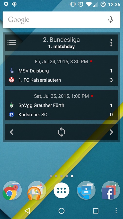 Bundesliga-Widget截图2