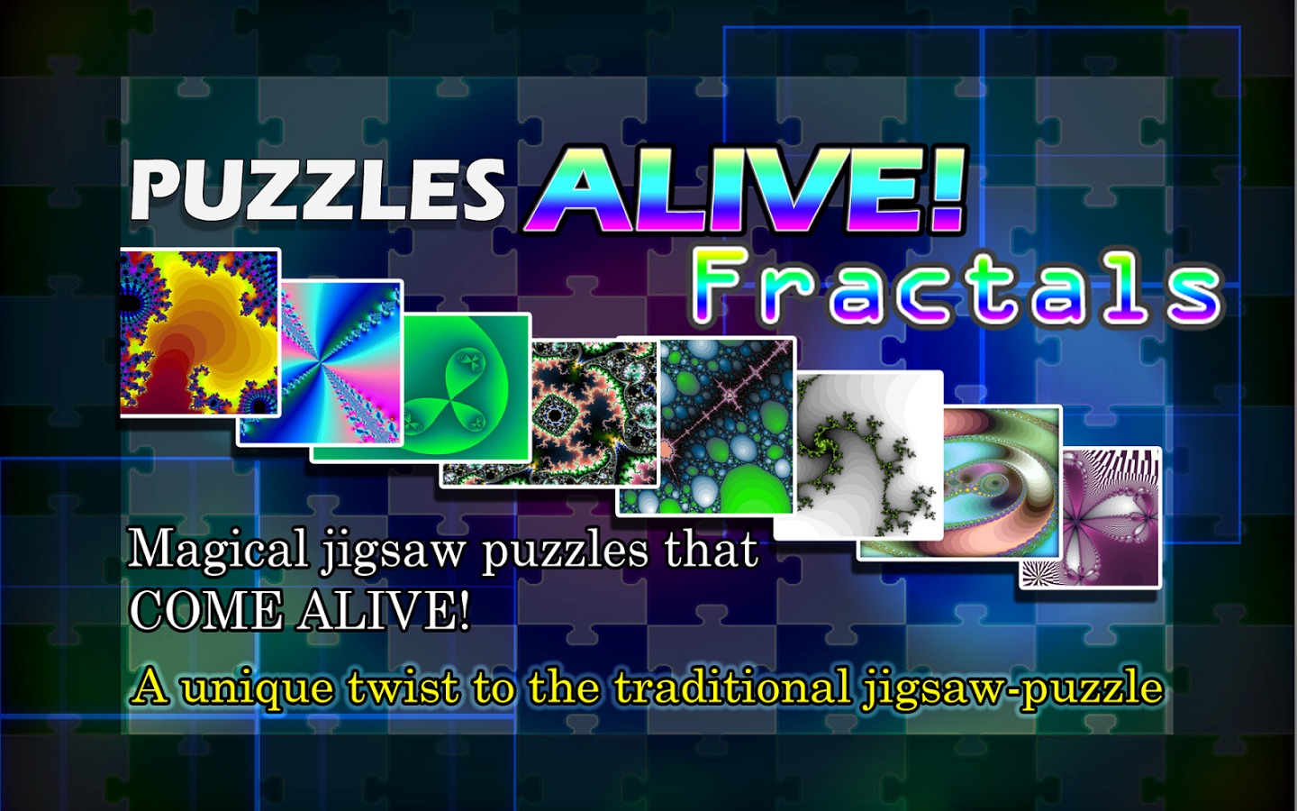 Animated Jigsaw Fractals Free截图1