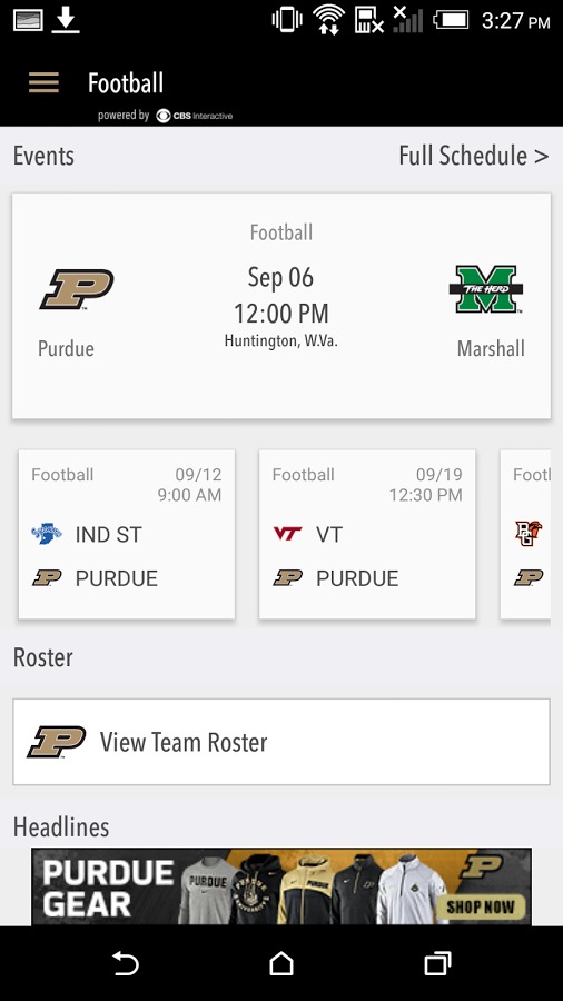 PurdueSports.com Gameday LIVE截图2