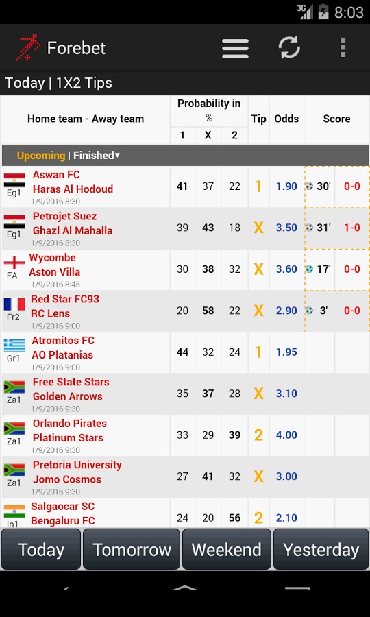 Football Predictions Forebet截图1