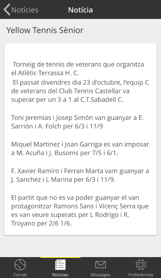 Club Tennis Castellar截图4