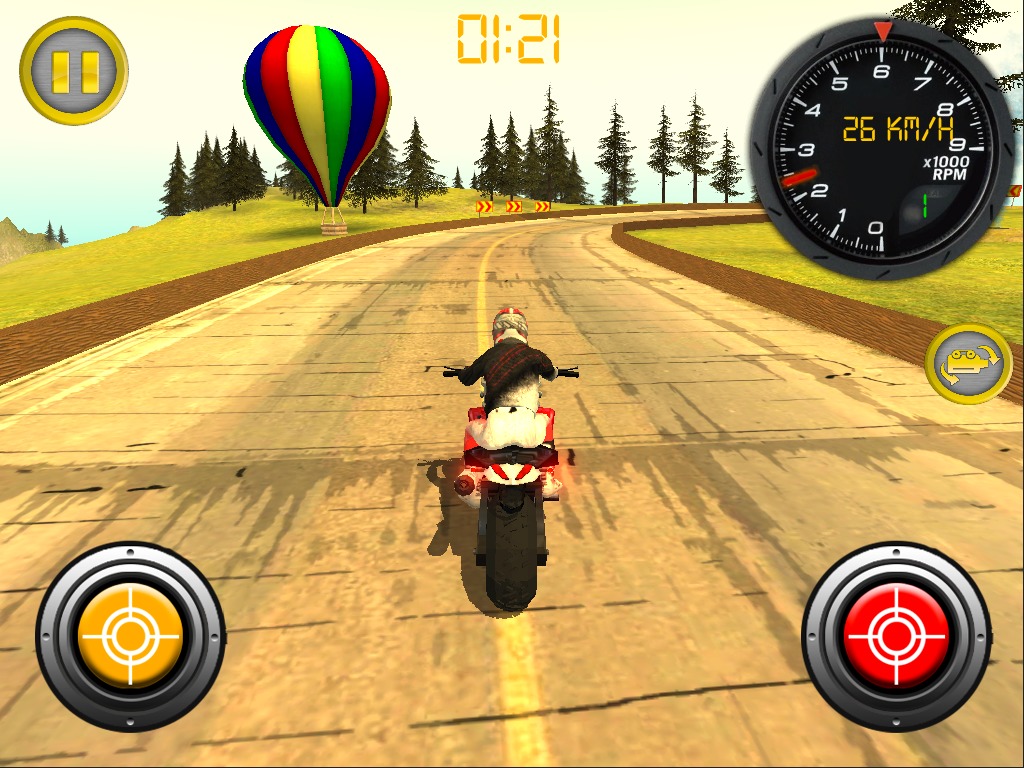 Action Bike Rider Volcano截图2