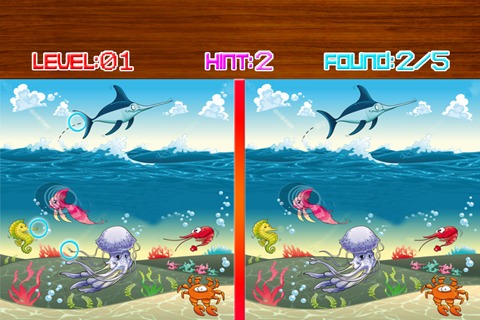 Spot the Differences Sea Life截图3