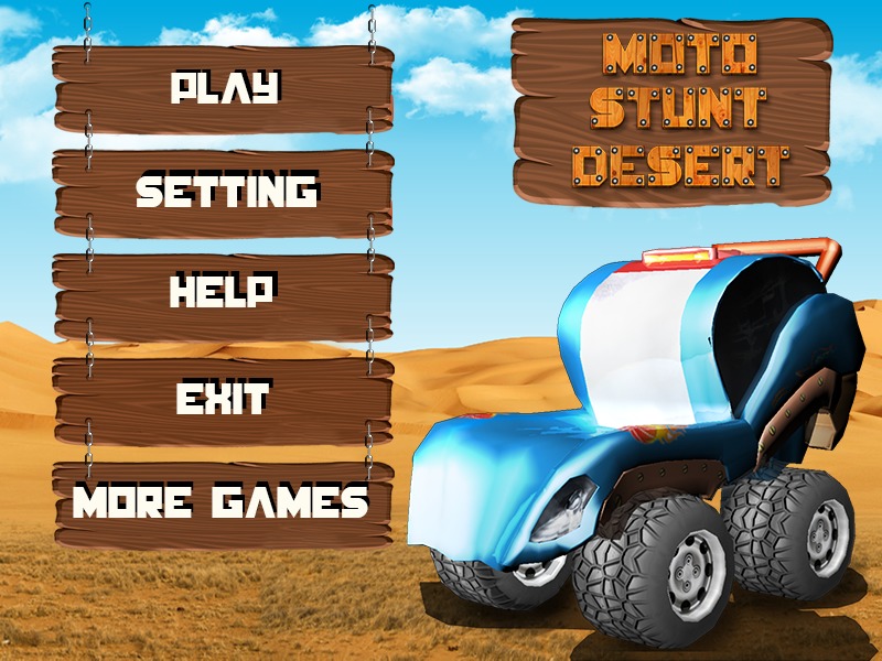 Moto Stunt Desert截图2