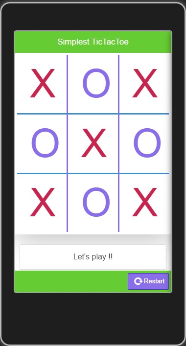 tic tac toe (zero katas)截图1