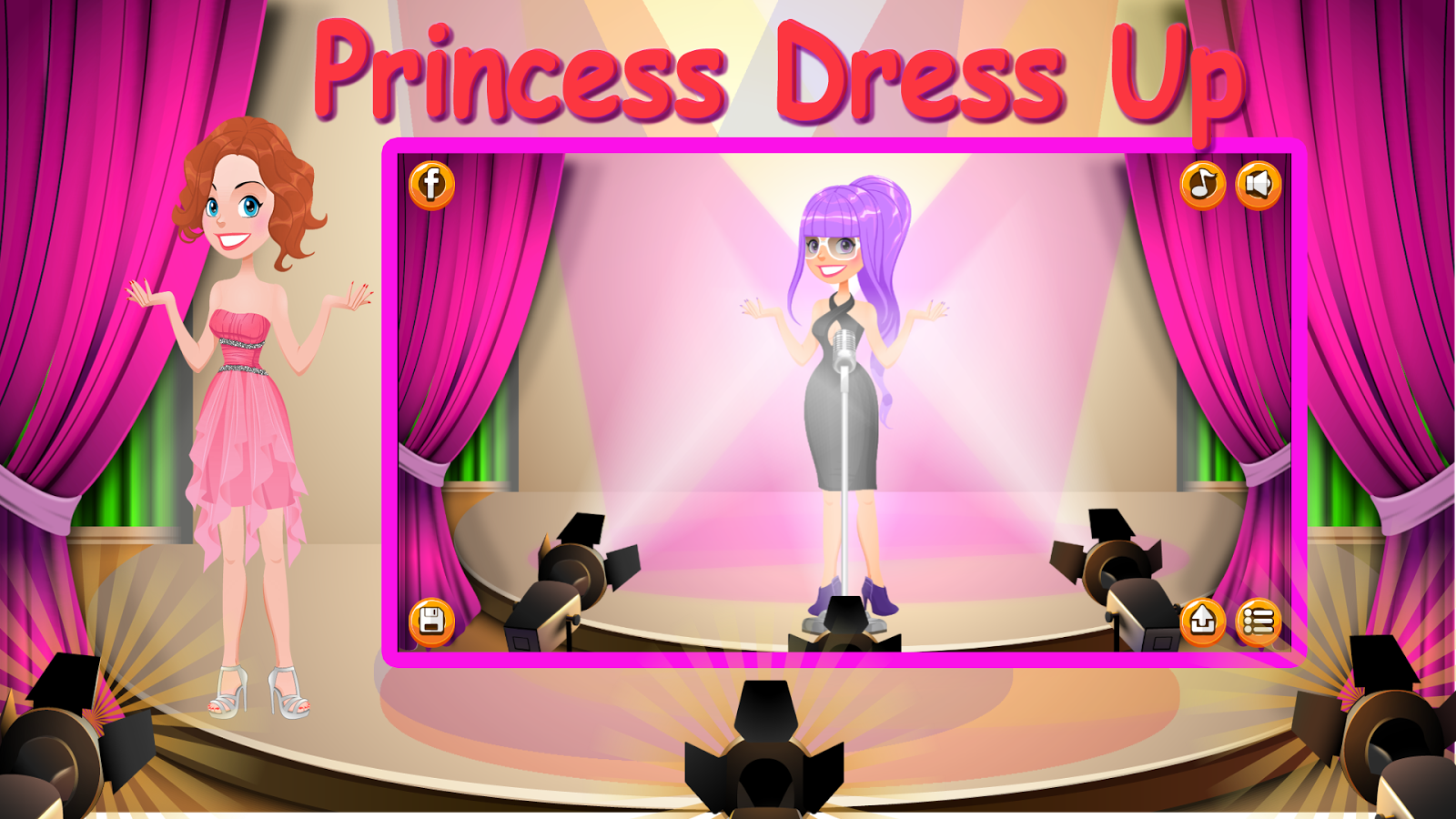 Princess Salon Dress Up 2018截图2