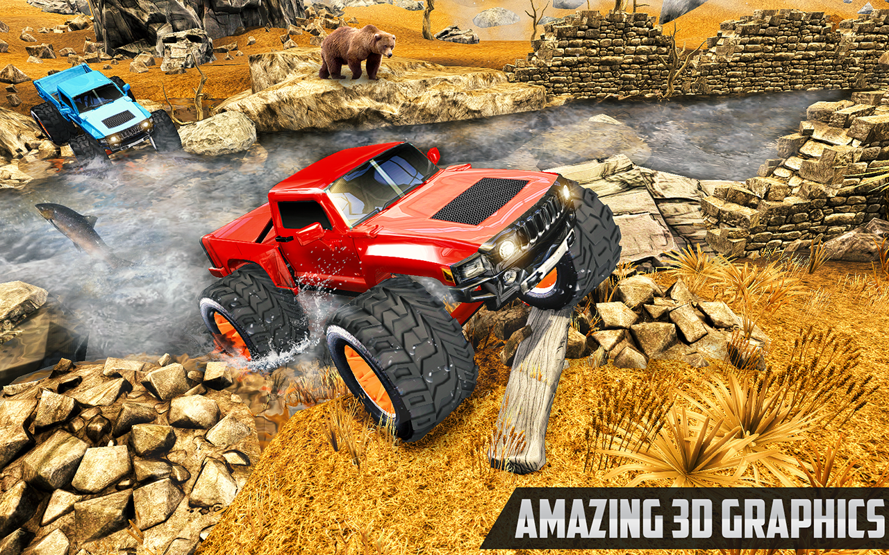 Offroad Monster Truck Hill Adventure 2018截图4