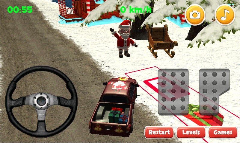 Santa Gift Delivery 3D截图2