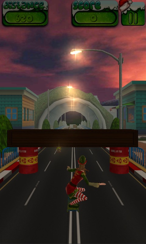 X-Mas Skate Run 3D截图3