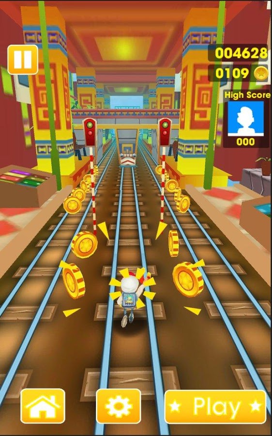 Princess Endless Run: Train Subway Surf截图3