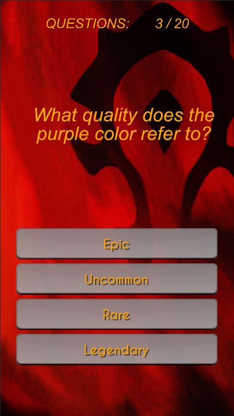 QuizCraft Trivia for WoW截图3