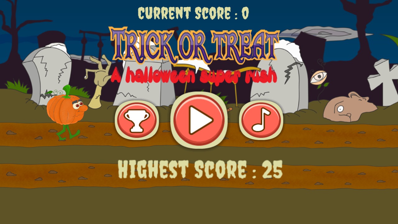 Trick or Treat Super Rush截图1