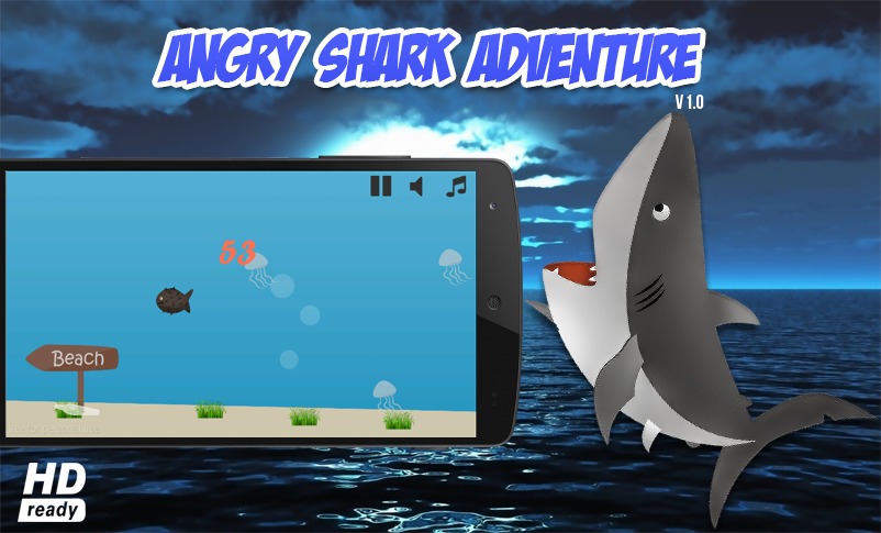 Angry Shark Adventure截图2