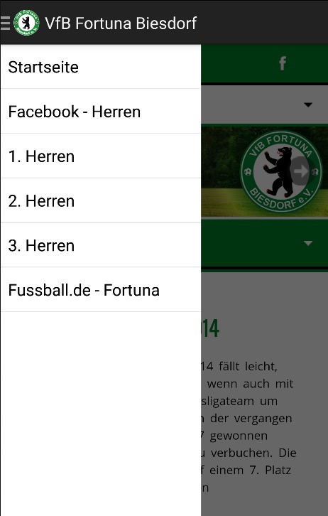 VFB Fortuna Biesdorf e.V.截图5