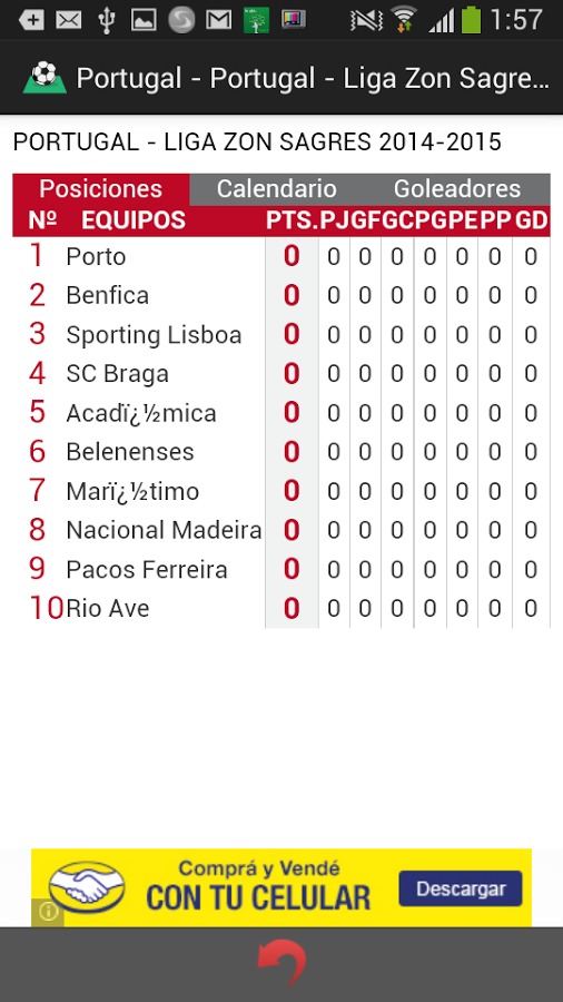 Liga de Futbol截图2