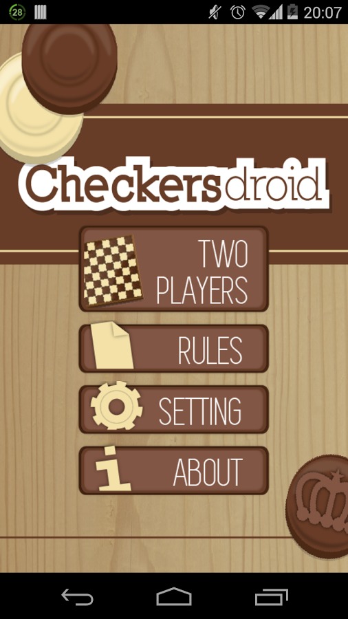 CheckersDroid - Checkers game截图1