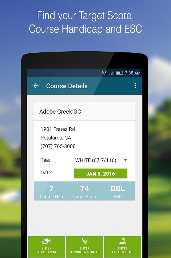 MyScorecard Golf Score Tracker截图2