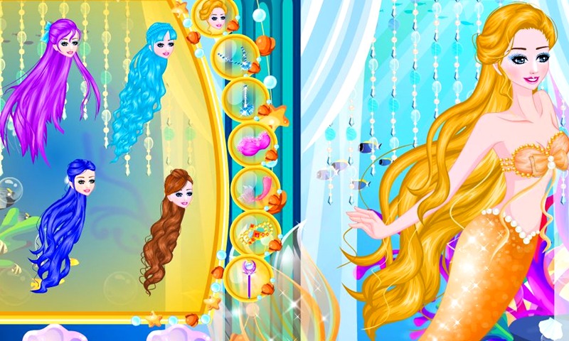 Mermaid Princess Hair Salon截图3