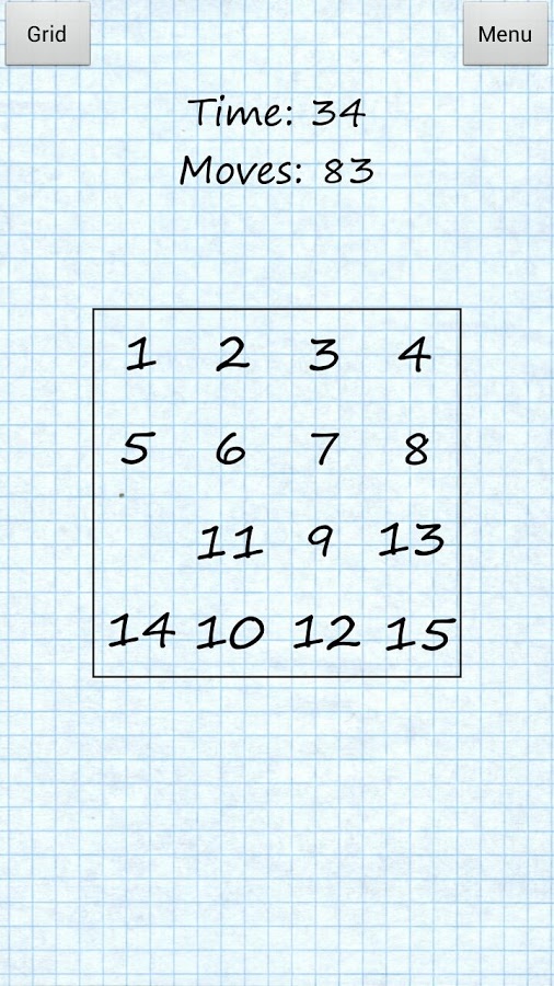 Advanced Fifteen Puzzle截图3